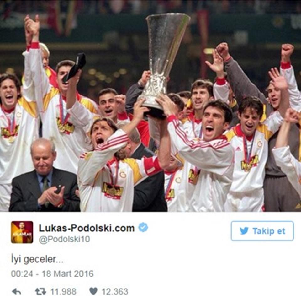 Podolski'den Fenerbahçe'ye gönderme - 1