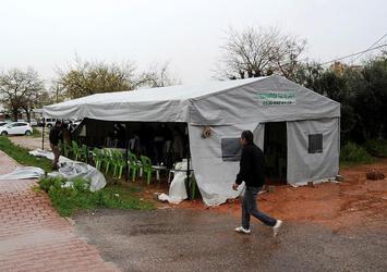 İhanet çadırına polis müdahale etti