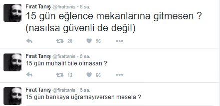 Fırat Tanış'ın tweet'leri tepki çekti - 2
