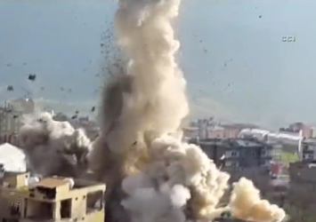 Şırnak'ta 2 ton patlayıcı böyle imha edildi