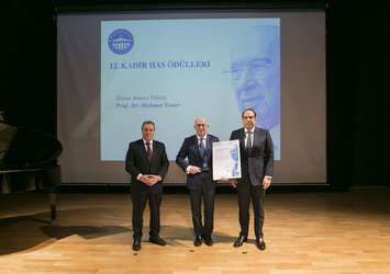 12. Kadir Has Üstün Başarı Ödülü Prof. Dr. Mehmet Toner’in