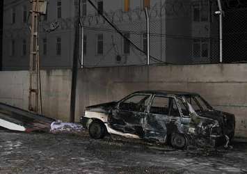 Hatay'da Suriye plakalı şüpheli araç patlatıldı