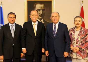 Ban-Ki Moon İstanbul’da Kadir Topbaş ile görüştü