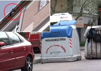 İstanbul-Avcılar'da çöp konteyneri yakınında patlama meydana geldi