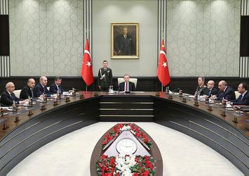 Milli Güvenlik Kurulu toplantısı sona erdi