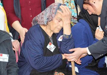 Şehit oğlunun acısına dayanamadı