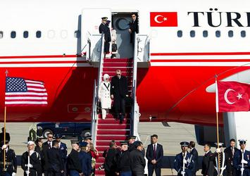 Cumhurbaşkanı Erdoğan ABD'ye geldi