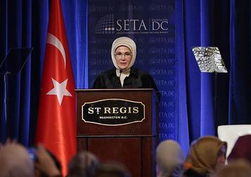 Emine Erdoğan Washington'da konuştu