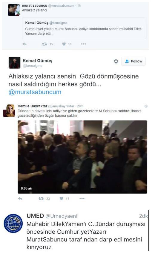 Can Dündar duruşmasında Sabah muhabirine alçak saldırı - 2
