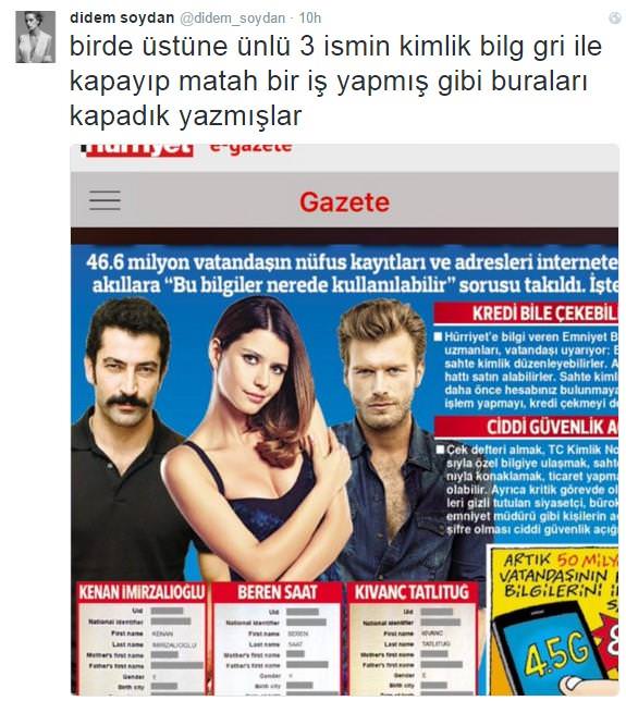 Didem Soydan'dan Hürriyet'e tepki - 2