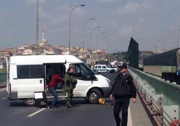 Haliç'te bomba paniği: Köprü trafiğe kapatıldı!