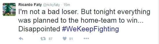 Beşiktaş maçından sonra olay tweet!