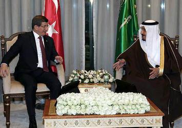 Başbakan Davutoğlu, Kral Selman ile görüştü