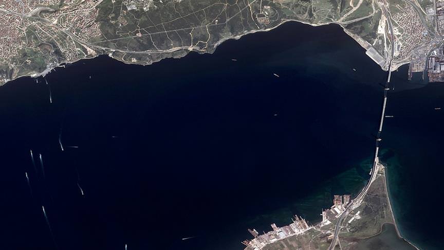 GÖKTÜRK-2 İzmit Körfez Köprüsü'nü görüntüledi - 1