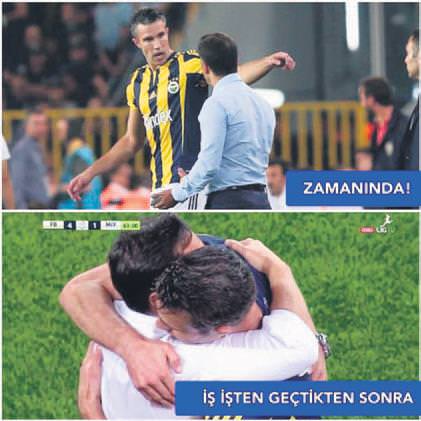 Van Persie'nin hareketi taraftarları çıldırttı - 1