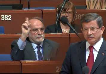 Davutoğlu'ndan HDP'li Kürkçü'ye AKPM'de tarihi ders!