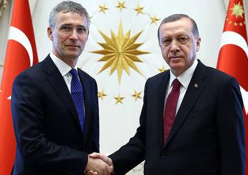 Cumhurbaşkanı Erdoğan NATO Genel Sekreteri Stoltenberg'i kabul etti