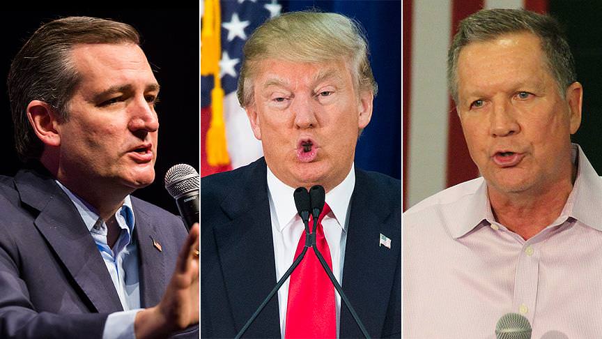Cruz ve Kasich, Trump'ı durdurmak için güç birliği yapacak - 1