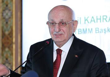 TBMM Başkanı Kahraman: Kendimize uygun bir anayasa yapacağız