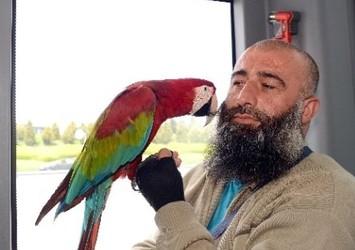 Allah'ı zikreden papağan