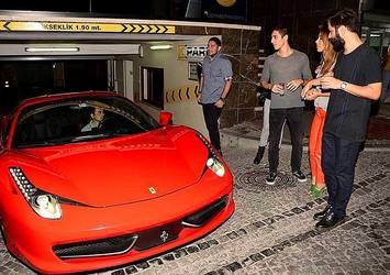 Hacı Sabancı Ferrari'siyle baba kıza çarptı