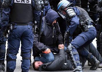 Fransa'da bin 961 protestocuya gözaltı