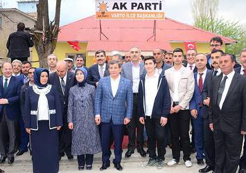 Davutoğlu AK Parti Varto İlçe Başkanlığının açılışını yaptı