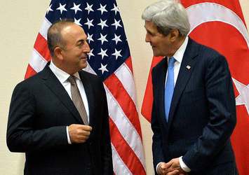Dışişleri Bakanı Çavuşoğlu, Kerry ile Suriye'yi görüştü