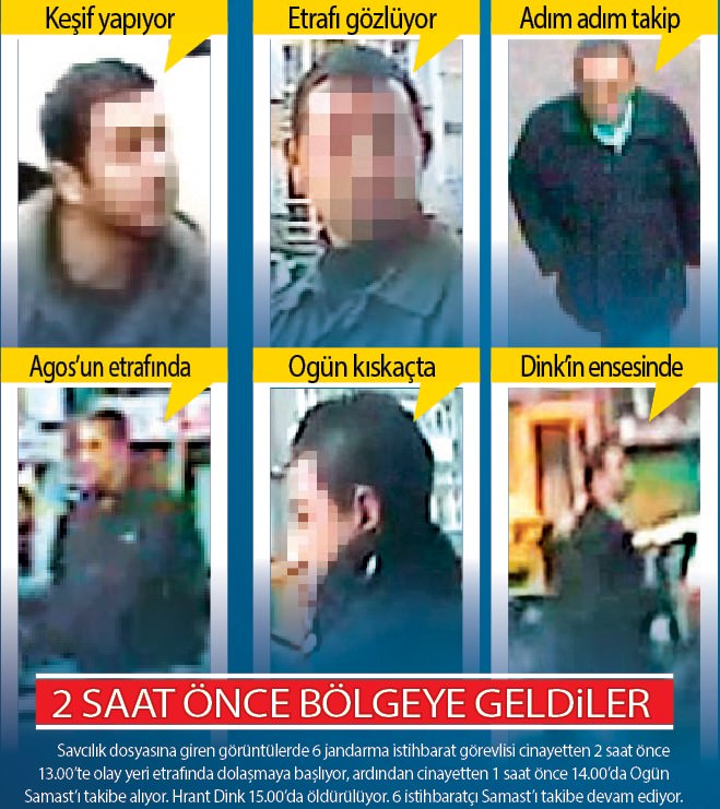 Dink cinayetinde jandarma görüntüleri çıktı!