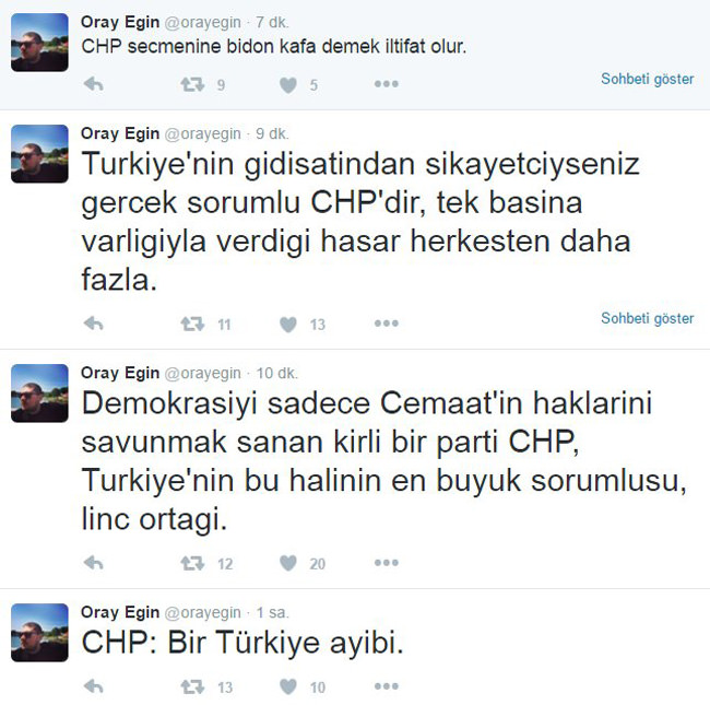 Sözcü yazarı CHP'yi yerin dibine soktu - 1
