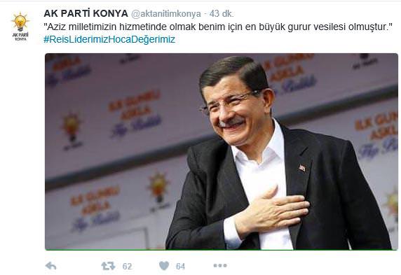 Başbakan Ahmet Davutoğlu Konya’ya gitti