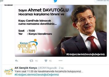 Başbakan Ahmet Davutoğlu Konya'ya gitti