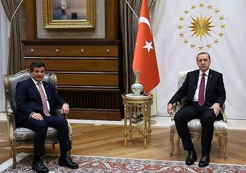 Cumhurbaşkanı Erdoğan, Başbakan Davutoğlu'nu kabul edecek