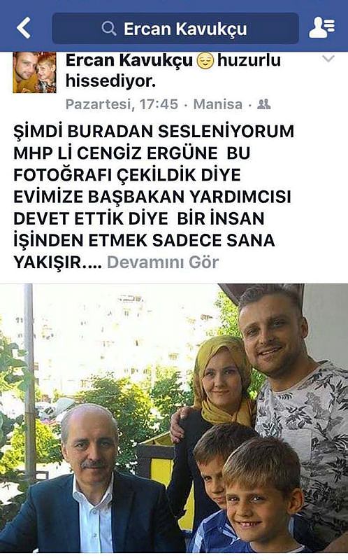Bakan ile birlikte ailesinin fotoğrafını paylaştı işinden oldu - 1