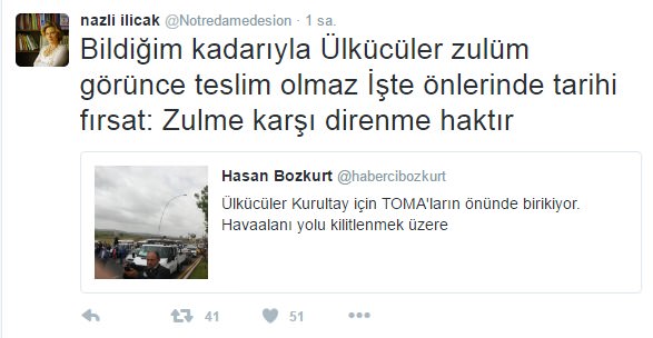 Nazlı Ilıcak'tan MHP'lilere 'direnin' mesajı - 1