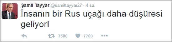 Şamil Tayyar'dan sosyal medyada olay olan tweet! - 1