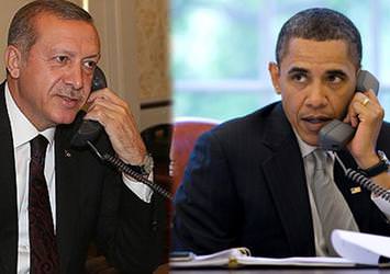 Erdoğan, Obama ile telefonda görüştü