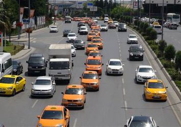 Taksicilerden ‘Binali Yıldırım’ konvoyu!