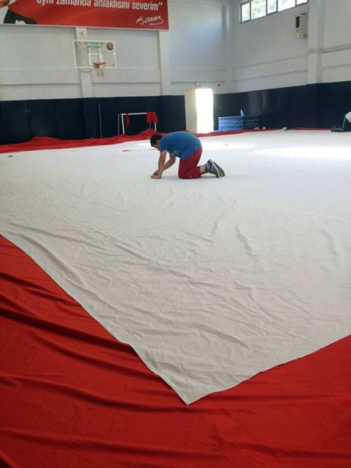 Çamlıca Camisi'ne 1453 metrekarelik bayrak - 1