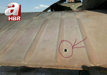 Terörist ateşine maruz kalan Skorsky helikopterden özel görüntüler