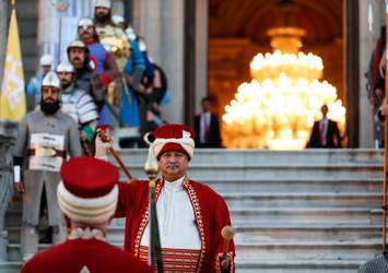 Erdoğan Dünya liderlerini mehterle karşıladı