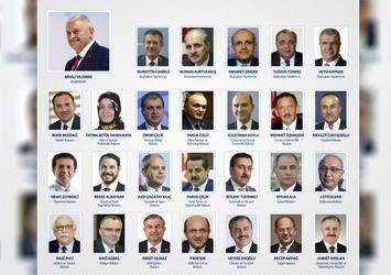 İşte 65. hükumet kabinesi