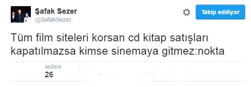 Şafak Sezer'den korsana tepki! - 1