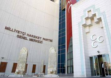 MHP genel merkezinde ‘3’te 2’ formülü