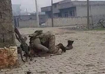 Nusaybin'de askerin şükür secdesi