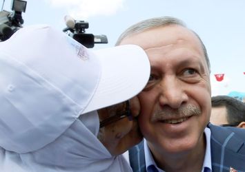 Diyarbakır'da Cumhurbaşkanı Erdoğan'a sevgi seli