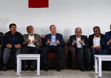 Cumhurbaşkanı Erdoğan'dan Dürümlü Köyü'ne taziye ziyareti
