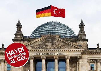 Almanya'da Türklerden büyük protesto!