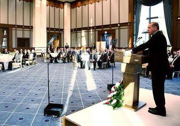 Erdoğan Sayıştay üyeleriyle bir araya geldi