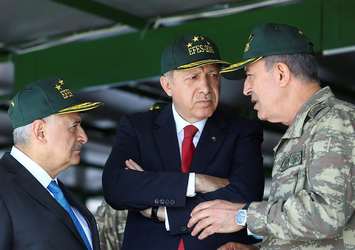 Başkomutan tatbikat alanında